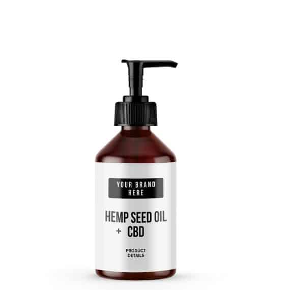 CBD hemp seed oil white label