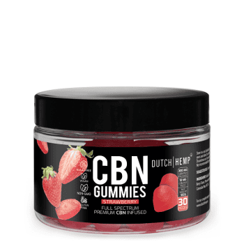 CBN-gummies 10 mg CBN / strawberry - Vegan + Suikervrij (vernieuwd!)